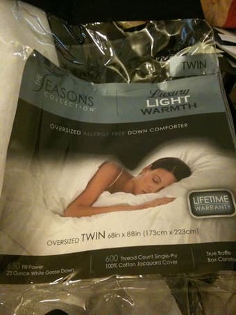 Bed Bath Beyond down comforter - $50 1