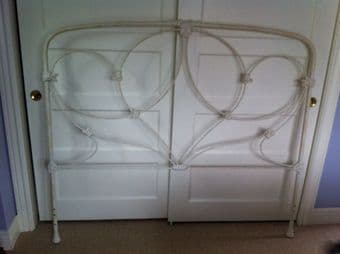 Pottery Barn Iron queen headboard 2