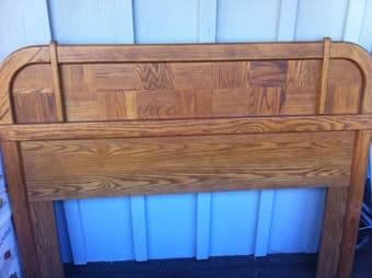 Oak Headboard 1