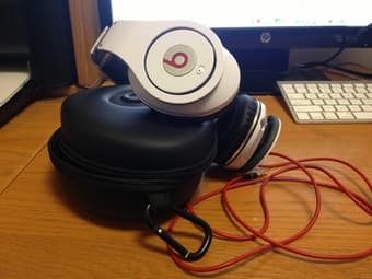 White Beats Studio Over-Ear Headphones - $225 1
