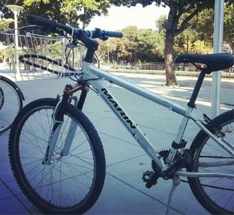 Marin Bike with Kryptonite Lock - $375 1