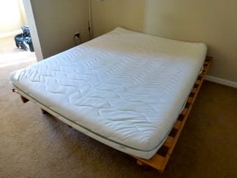 QUEEN SIZE IKEA BED with SULTAN MATTRESS - NEW PRICE! 1