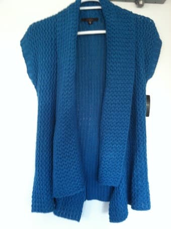 Brand New - Blue FEVER Sweater Cardigan. 1