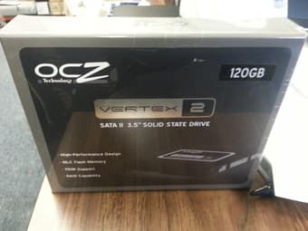 $80 OCZ Vertex 2 SSD 3.5" 120GB Brand new in box, sealed, unopened 1