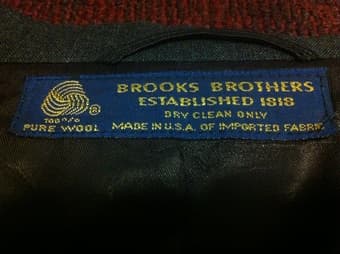 Brooks Brothers 100% Wool Gray Two-Button Blazer 39R, like new! 1