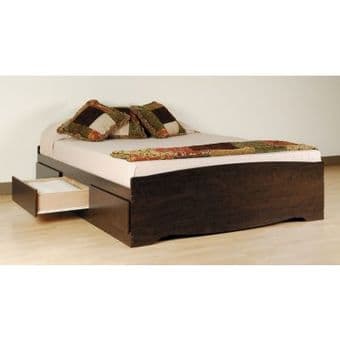 Expresso storage bed with 6 drawers, Sleeptrain Mattress  (full size) 2