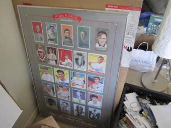 framed baseball poster for sale, $15 1