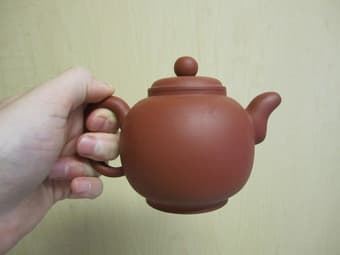 tea pot, Chinese red clay. $10 (price reduced) 1