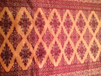 Indian handmade rug 3 ft x 6 ft, $175 2