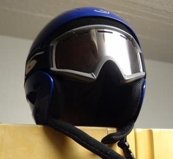 Ski Helmet and Goggles for sale 1