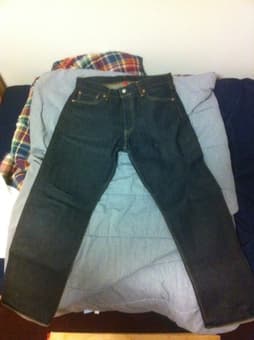 Barely used Uniqlo raw selvedge denim 32x32 - $75  obo 2