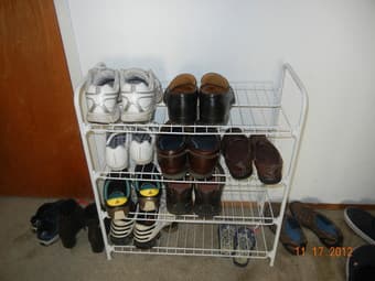 shoe rack $10 1