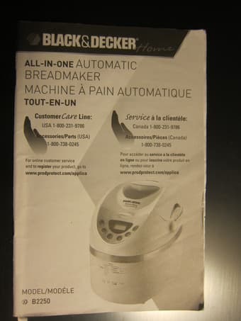 Black&Decker B2250 All-In-One Automatic Breadmaker for 1-1/2 to 2Pound 3