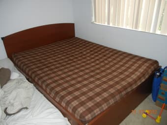 IKEA Queen size bed and mattress $50, delivery to your door $100 1