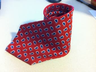 Made in USA Ralph Lauren 100% silk tie - $8 1