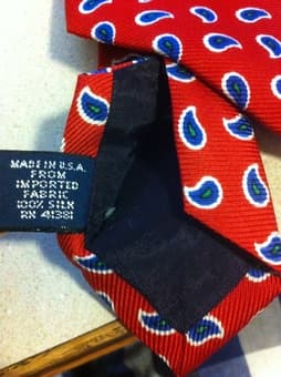 Made in USA Ralph Lauren 100% silk tie - $8 4