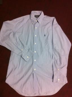 Polo ralph lauren button down shirt - $10 3