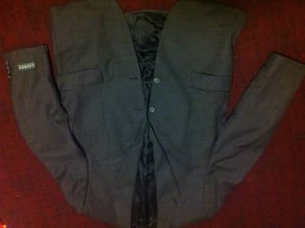 Ralph Lauren 100% Wool Gray Blazer/Sports Coat 42R - Barely worn $45 1