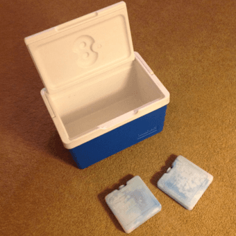 Igloo 26-qt Cooler and Blue Ice packs - $15 1
