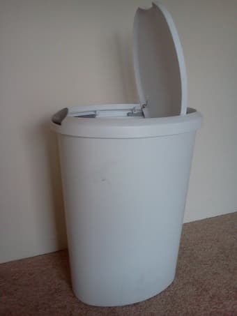 Moving out sale #5: Humidifier $15, Trash Bin $5 3