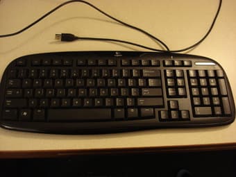 stylish Logitech USB keyboard for just $8! 1