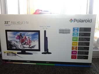 TV Polaroid 22" LED HDTV - Black - US$ 100 2
