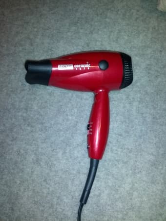 Conair Ceramic 1875 Watt Red Mid-Sized Hair Dryer - $5 1