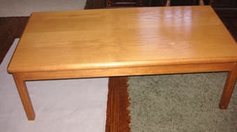 Wood coffee table - $20 obo 1