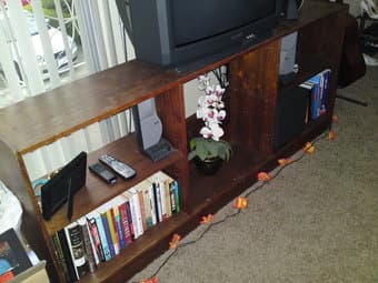 Cherry Wood Bookshelf 1