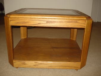 Glass Coffee table (50$) 2