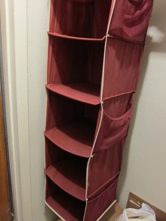 Moving sale:Household Essentials 5-Shelf Hanging Closet Organizer 2
