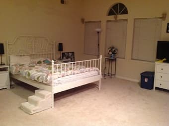 Huge master bedroom with full bath 3