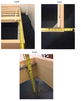 $40 Ikea single bed frame with slats good condition 2