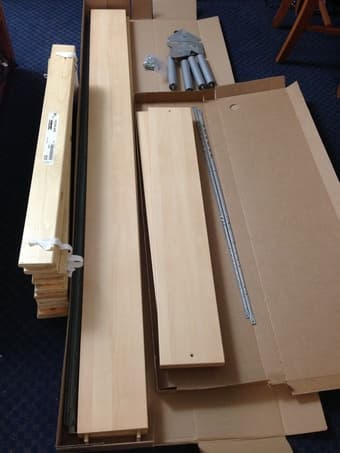 $40 Ikea single bed frame with slats good condition 3