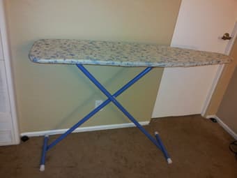 SALE Steam Iron and Full-Size Metal Ironing Board ($25) 3