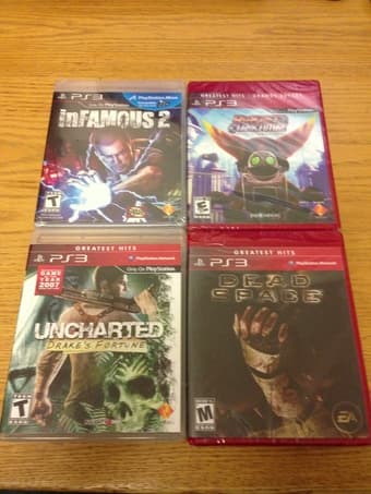 4 PS3 Games! (3 for $20 each & 1 game for $15) Buy all 4 for $65! 1