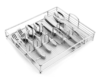 Pfaltzgraff - Mirage Frost 45-Piece with Caddy - utensil set 1