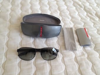 PRADA SUNGLASSES BRAND NEW NEVER USED 1