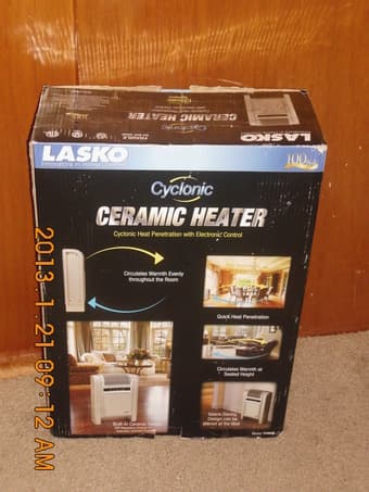 LASKO ceramic heater for 25 1
