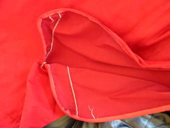 Red Microfiber FUTON COVER in Great Condition! $30 2