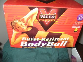 55cm exercise ball, in box 1