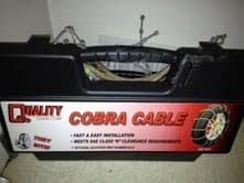 $20 Snow Chains, used once 1