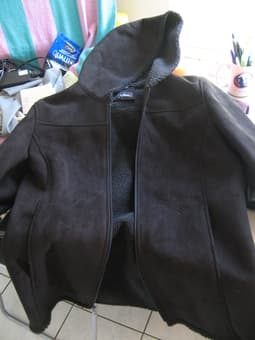 Black coat - L $25, Graduation cap, S 1