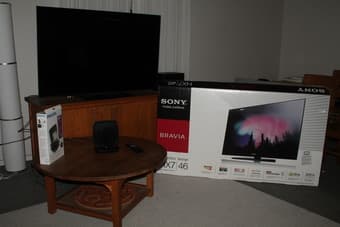46" Sony HDTV w/ FREE HD Channels 1