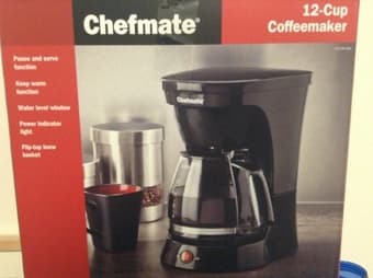 Chefmate coffee maker, 1 month old, move out sale 2
