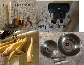 yoga mat,pressure cooker,printer,tools,mattress etc 1