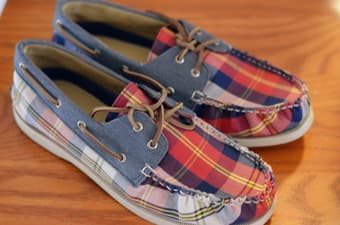 Beautiful plaid women shoes, size 6, brand new, $29 1
