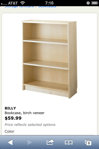 IKEA bookcase, 4-chest drawer, zig zag wall mount, side table, etc. 2