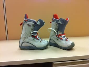Women's Burton Snowboard w/ Bindings; Boots; Jacket & Impact Shorts 2