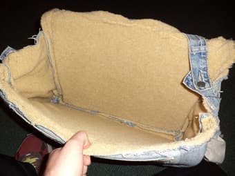 Handmade Denim Laptop Messenger Bag 3